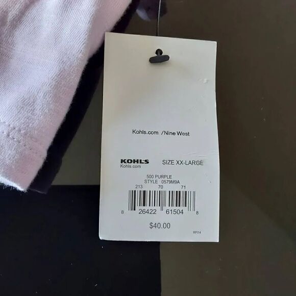 Nine West Tank Dress Barbie Core Juniors Sz XXL Purple New - Picture 6 of 8